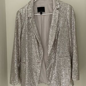 Banana republic sequin blazer